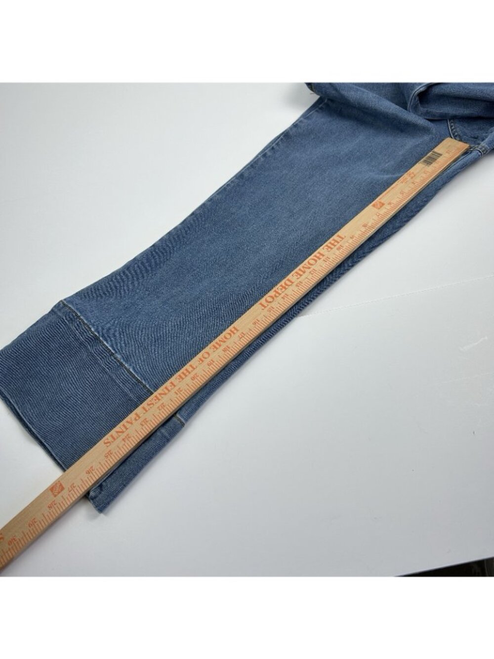 Curve Appeal High Rise Wide Leg  Jeans 8/29 Color Capri - Picture 11 of 12
